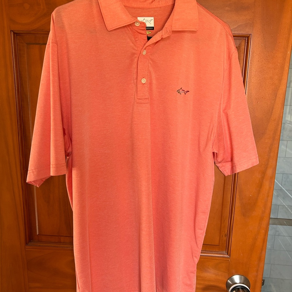 Greg Norman Collection coral Polo Shirt Casual Comfort